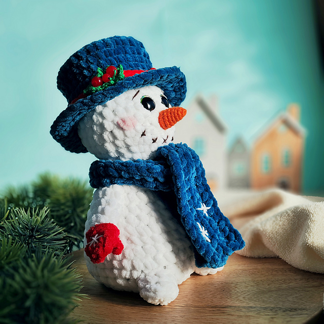 Snowman in a hat