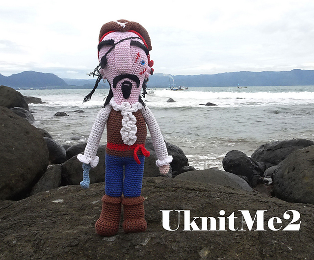 Pirate Amigurumi Boy Toy Doll