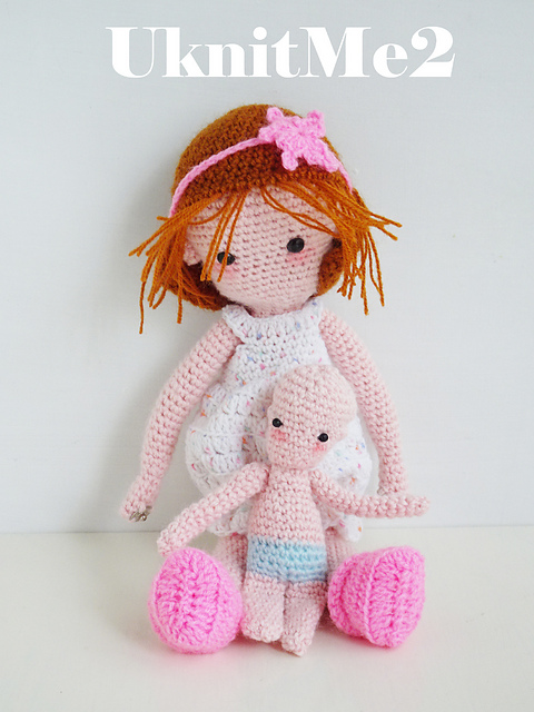 Doll Pregnant (or not) Mother Amigurumi