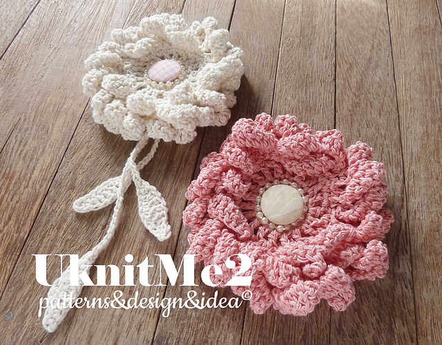 Crochet Flower Peony