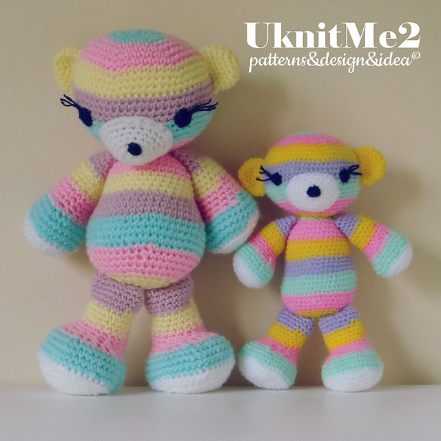 Bear Striped Amigurumi