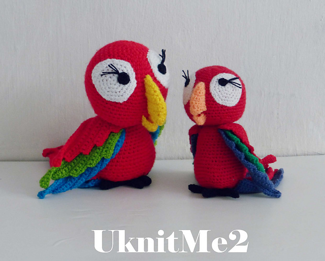 Amigurumi Parrot