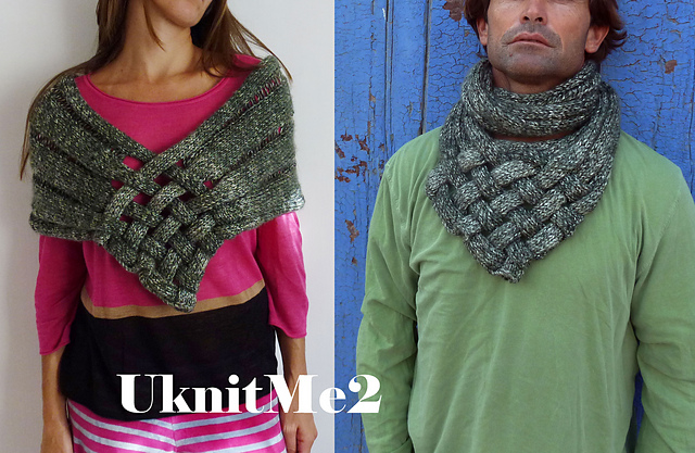 Cowl Weave Wrap Unisex winter/summer