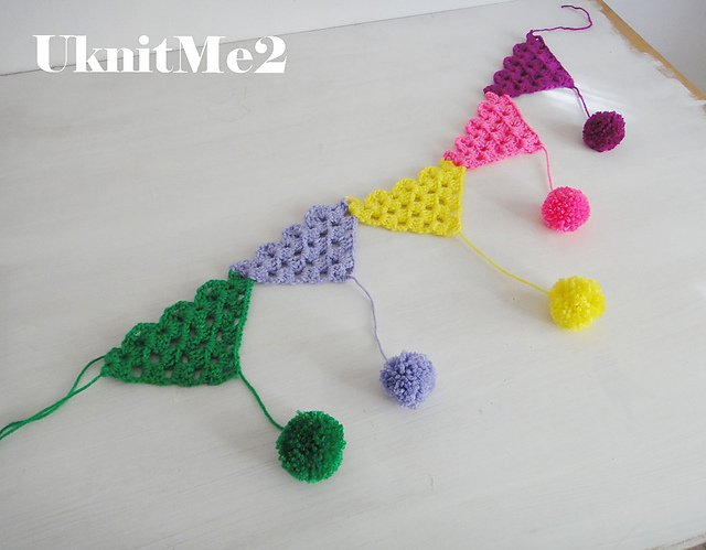 Garland Happy Crochet Bunting
