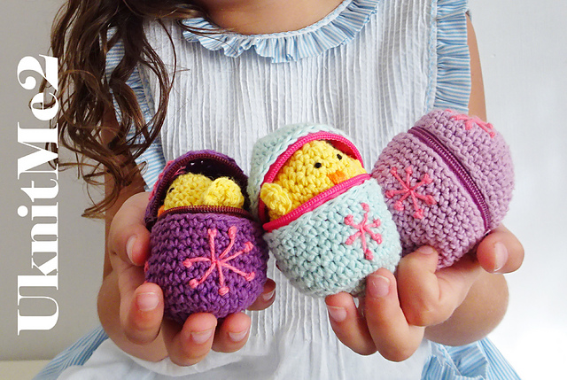 Amigurumi Eggs & Chicks easter toys