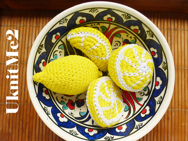 Lemon 4 pieces Amigurumi