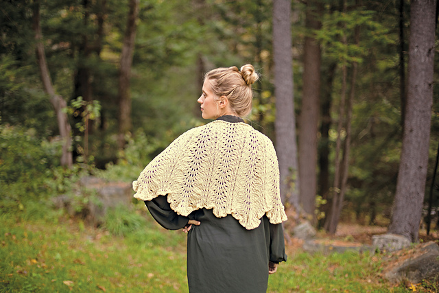 Feather and Fan Shawl