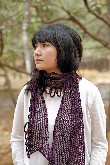 Lace and Loop Scarf