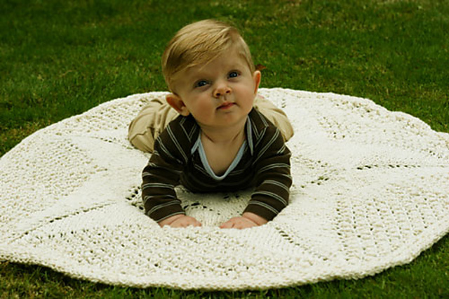 Sand Dollar Baby Blanket