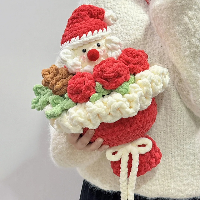 Christmas Santa Flower Bouquet