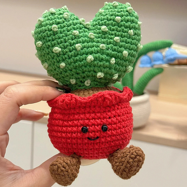 Love Heart Cactus Pot
