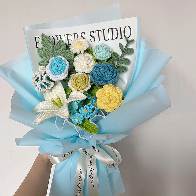 7in1 Lily Flower Bouquet