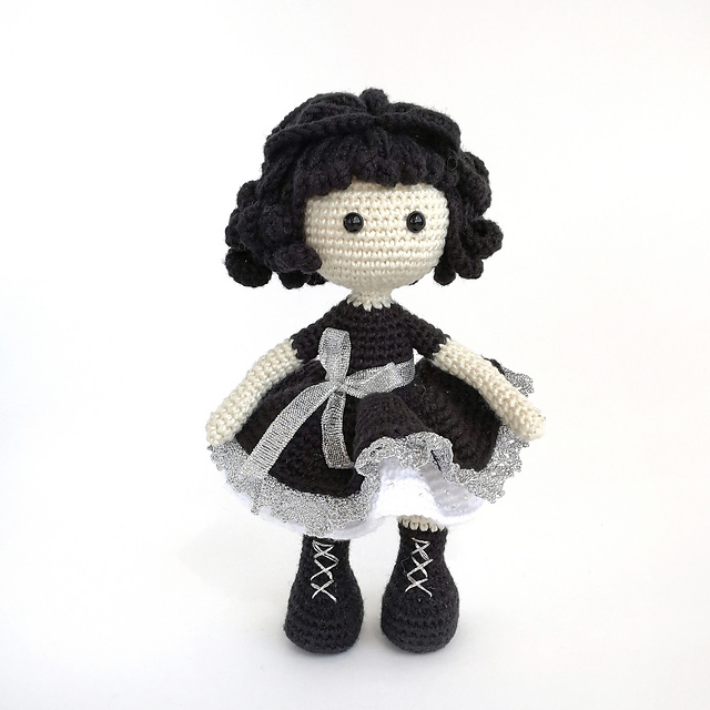 gothic black doll