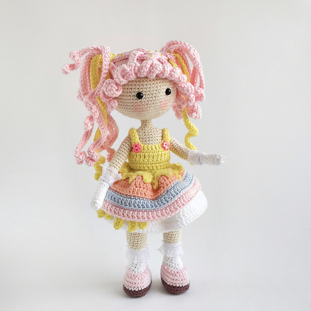 pink hair doll