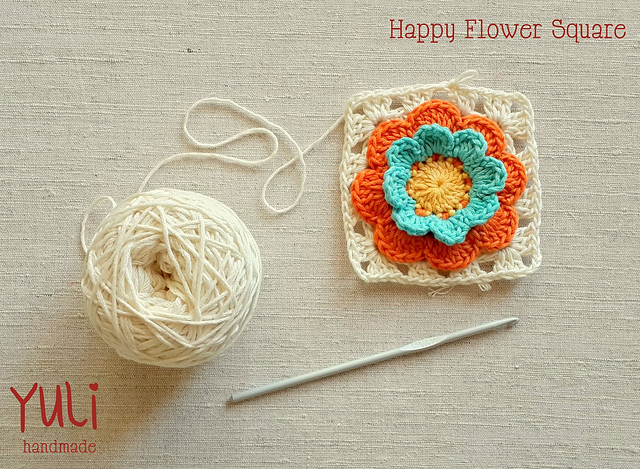 Happy Flower Granny Square