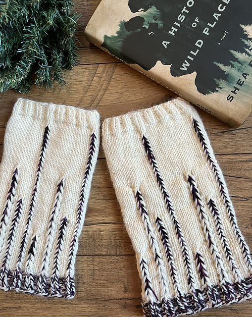 Purple Pines Leg Warmers