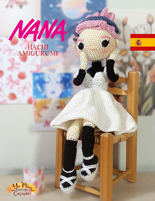 Ravelry: NANA Hachi pattern by Angeline Reyes