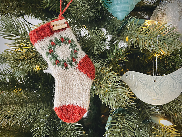 Mini Sock Ornament