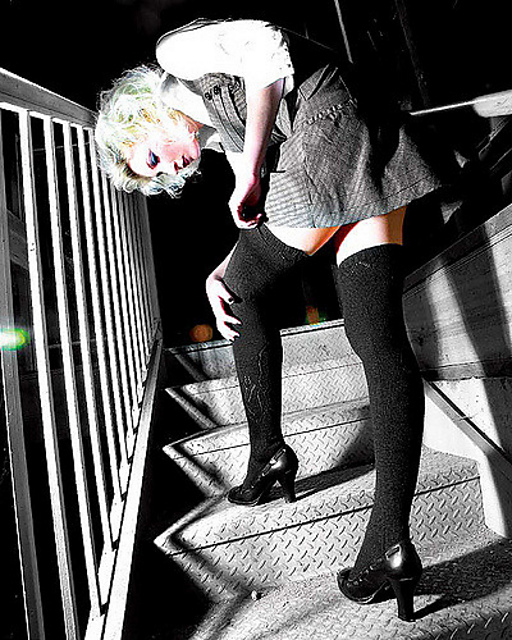 Snake Dance Thigh Highs