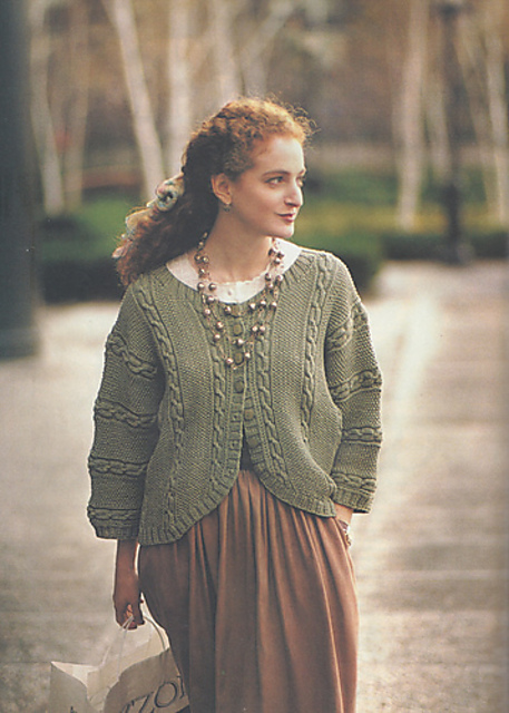 Cable Cardigan
