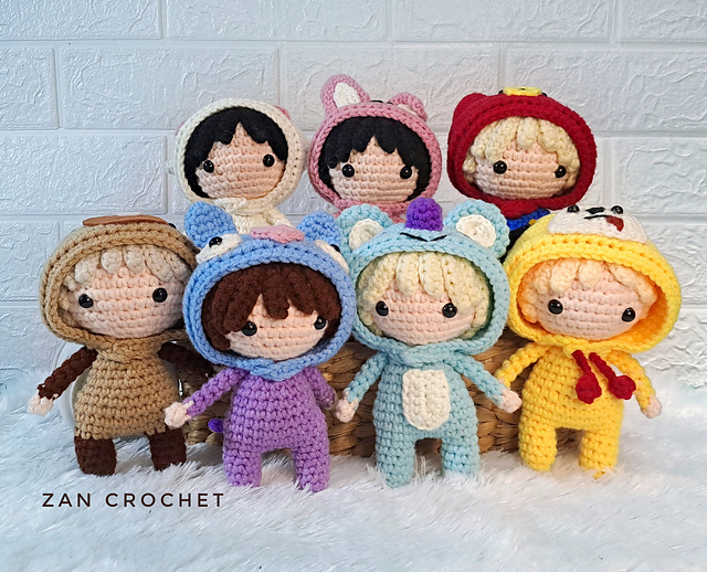 Ravelry: BTS in BT21 Costume pattern by zan Merry