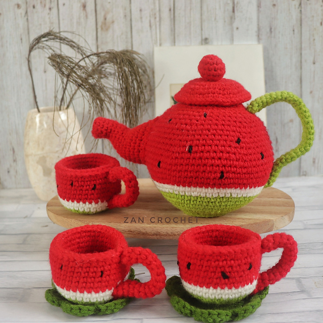 Watermelon Tea pot set