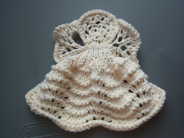 Tinas Knit Dishcloth Angel