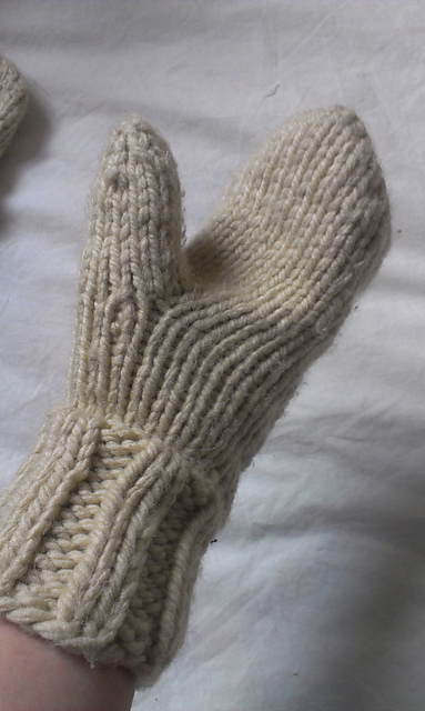 Cozy Cabled Mittens