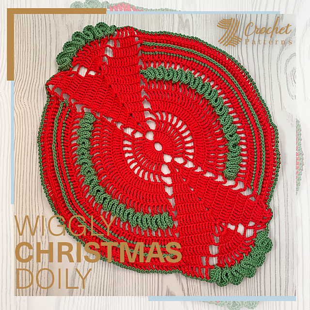 Wiggly Christmas Doily