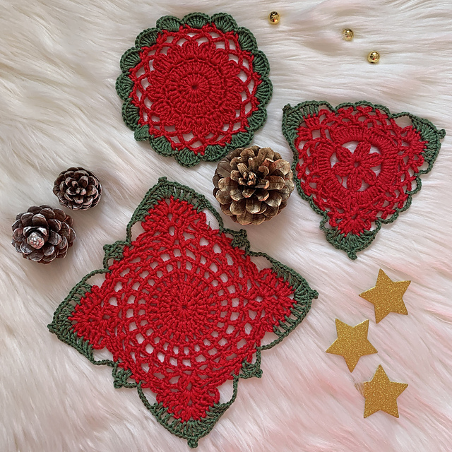 Colorful Coasters Triple Pack