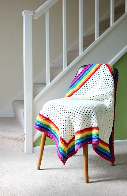 Rainbow Edged Granny