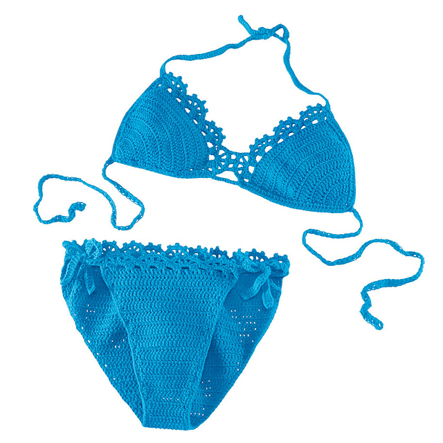 Modell 410/2 Gehäkelter Bikini