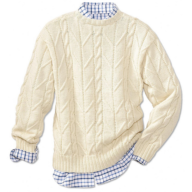 Modell 147/7 A Zopfmusterpullover