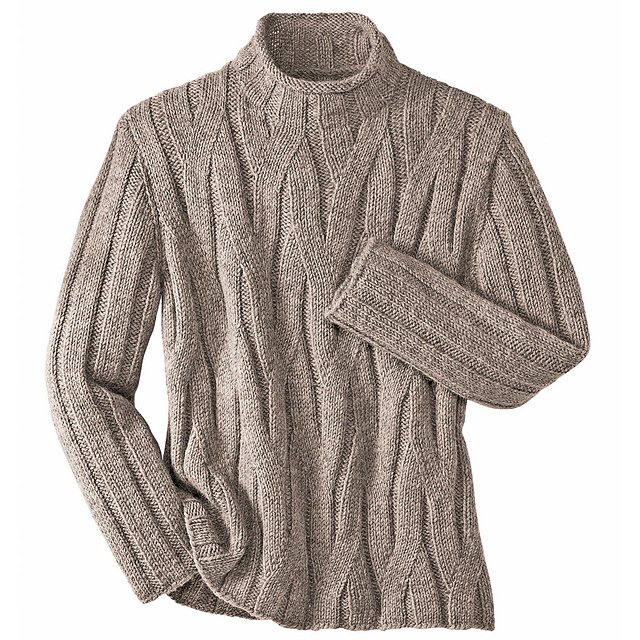 Modell 116/8 Herrenpullover mit Rollrand