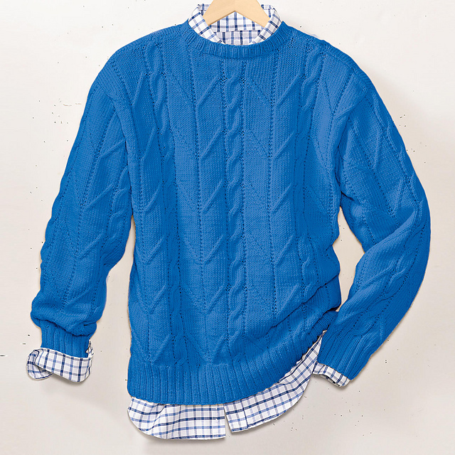 Modell 230/9 Zopfmusterpullover