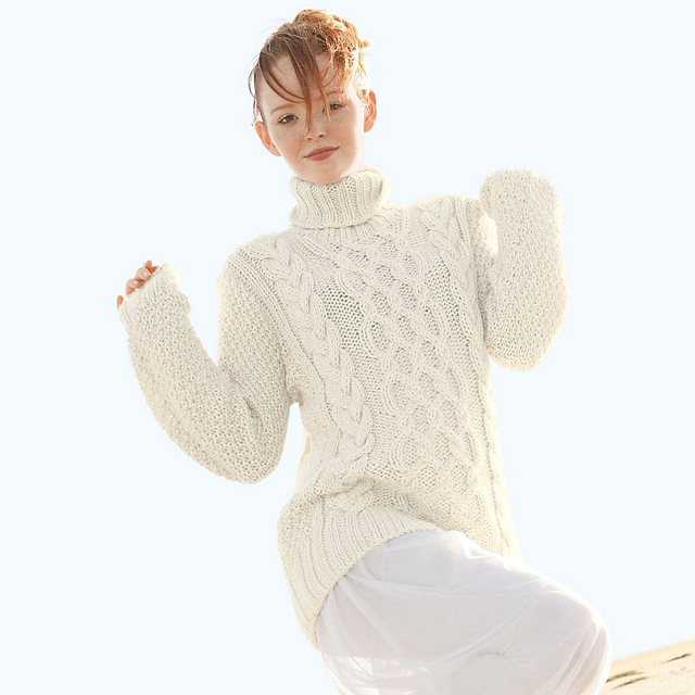 33 Pullover mit Zöpfen