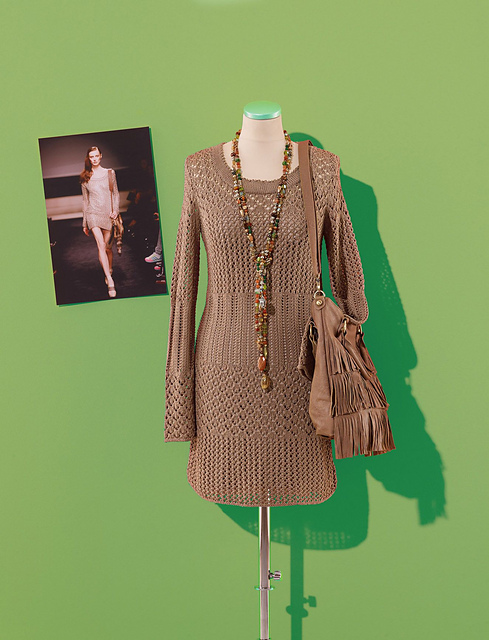 Strickkleid im Stil von Alessandro dell' Acqua
