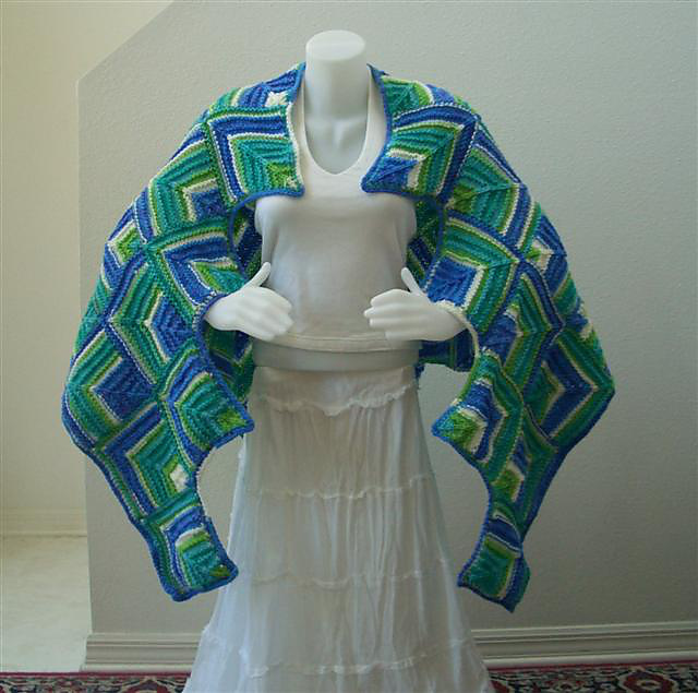 1110 Triangle Mitered Shawl