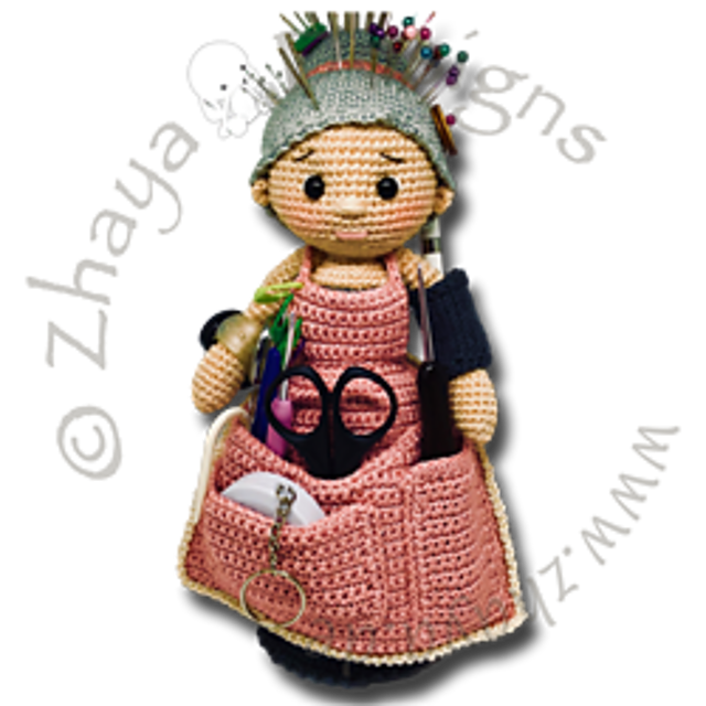 Crafter Granny crochet pattern by Zhaya Designs