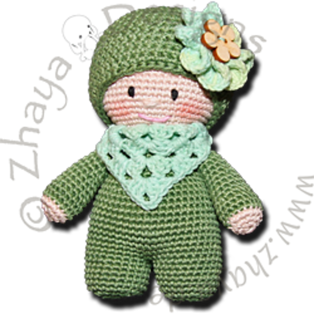 Mini cuddly doll