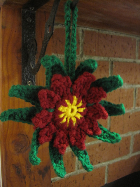 Christmas Cactus Flower Ornament