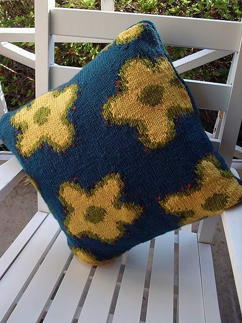 Floral-Oat Pillow Pair