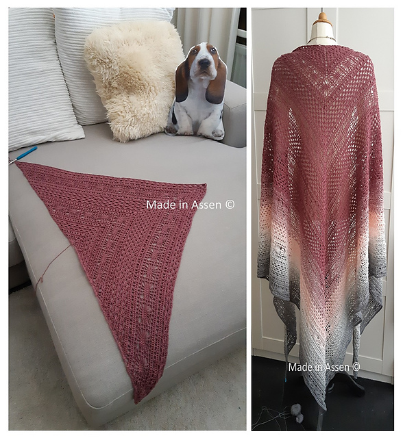 Granny Loves Spiders Shawl (aka Mix it Up 2.0)