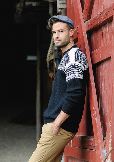 Nr 3 "Marius" herregenser i to farger