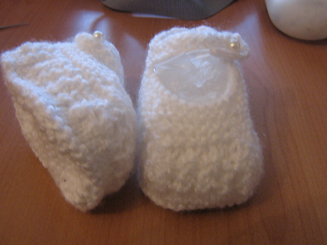 Lace Dress With Eyelet Trim, Bonnet, and Shoes