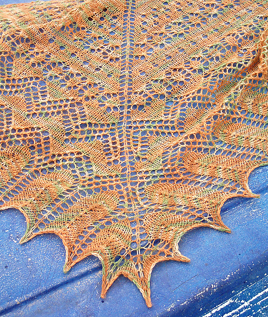 Sparrowette shawl