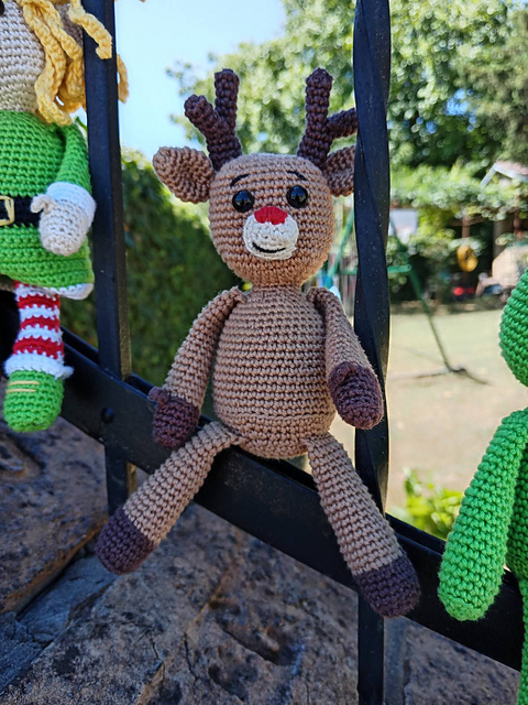 Reindeer Finger Doll