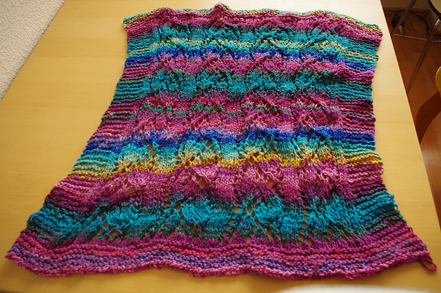 Dayflower Lace Baby Blanket