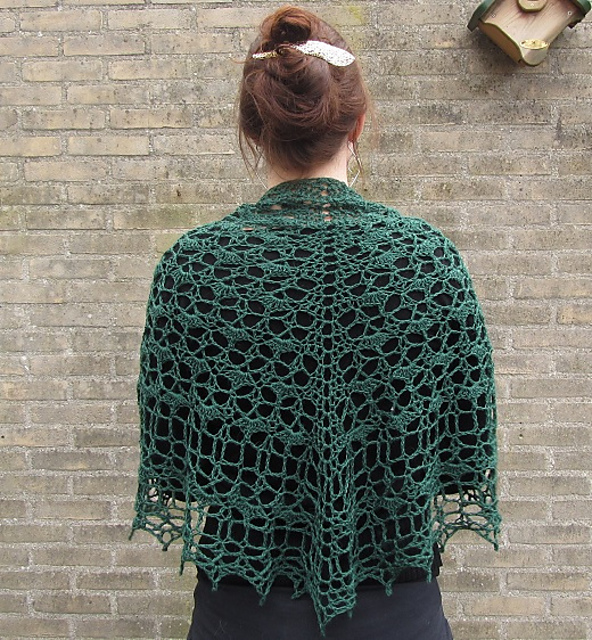 Moss Lace Shawl