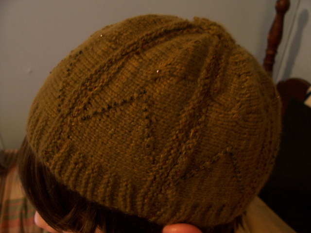 Dark Side of the Moon Vintage Beaded Cap